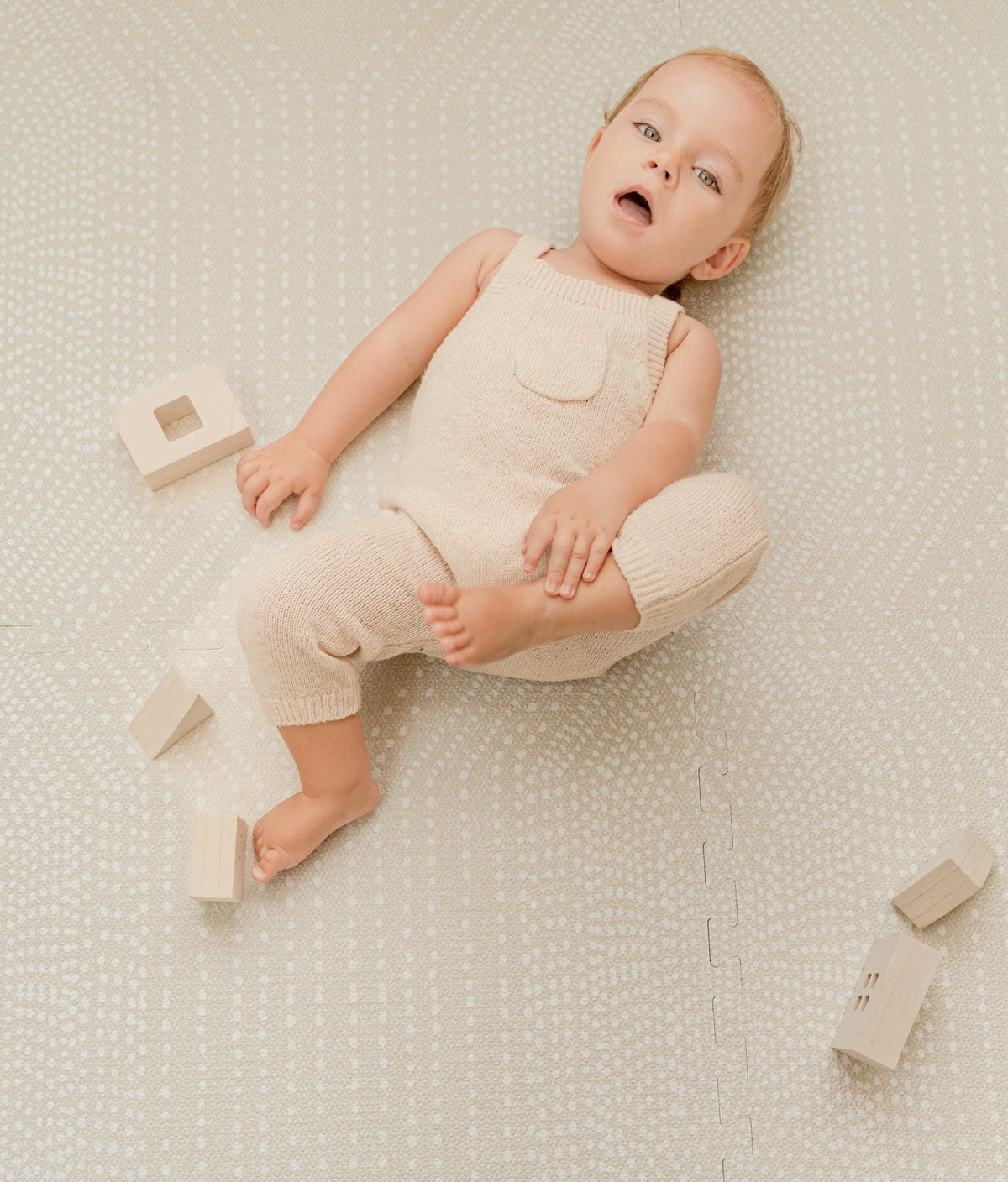 TODDLEKIND-Premium Foam Playmats | Deco - Ecru