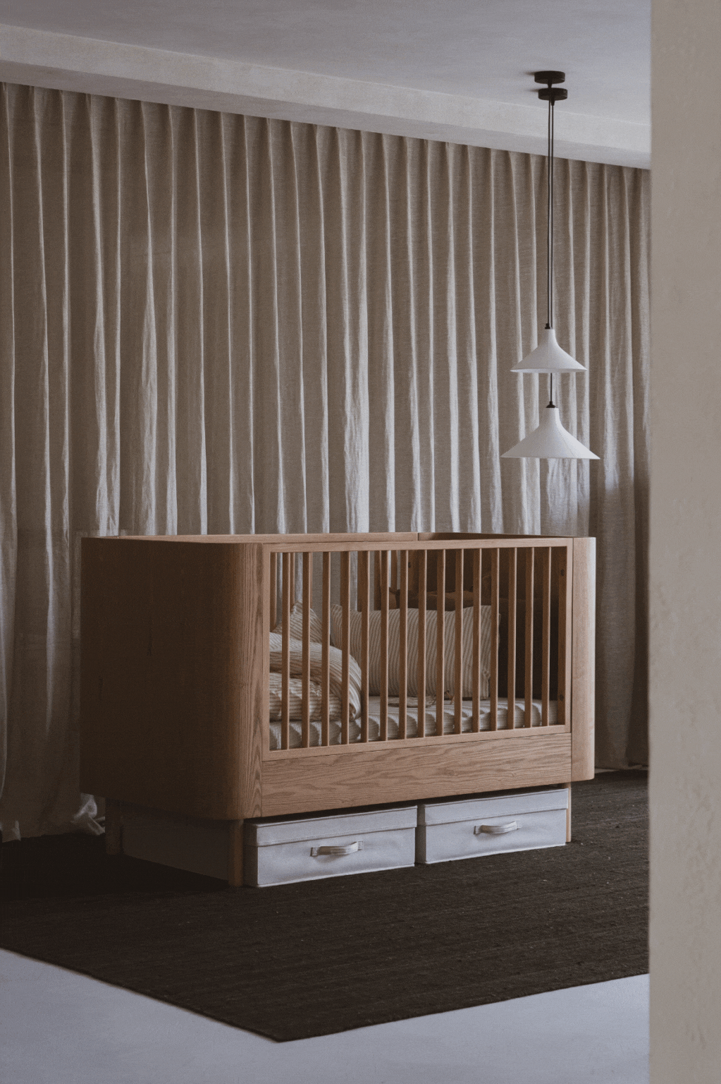 QUAX-Lit Bébé Évolutif HAI NO KI 70 x 140 Cm