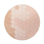 LORENA CANALS-Tapis Lavable Rond Nid D'abeille Rose