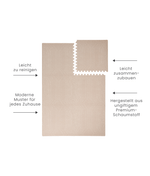 TODDLEKIND-Premium Foam Playmats | Deco - Latte