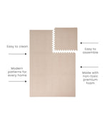 TODDLEKIND-Premium Foam Playmats | Deco - Latte