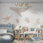 MUNKS & ME-Papier Peint Chambre Enfant Magie De L'océan - Neutre