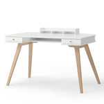 OLIVER FURNITURE-Bureau Wood 72,6 cm, Blanc/Chêne