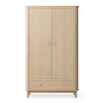 OLIVER FURNITURE-Armoire 2 Portes, Chêne
