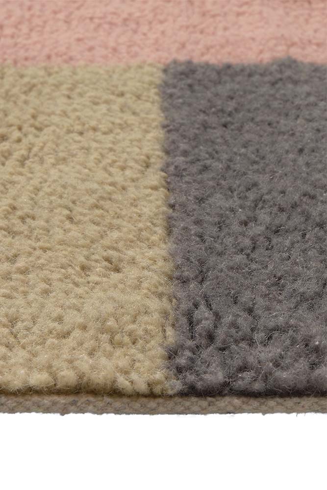 LORENA CANALS-Tapis De Couloir En Laine Chroma Rose - Poudré 80 x 230 Cm