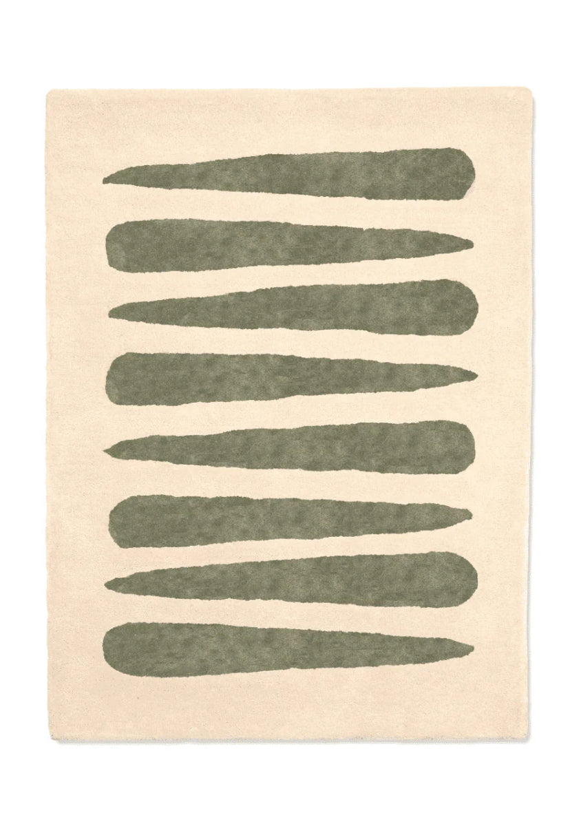 BLEUU-STUDIO-Tapis Enfant Mikado Kaki 140 x 200 Cm