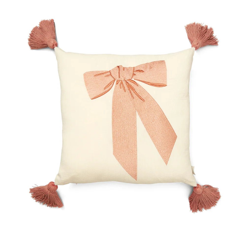 CAM CAM-Coussin Brodé - Ocs - Noeuds