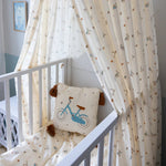 CAM CAM-Coussin Brodé Pour Enfants - Ocs -Vélo