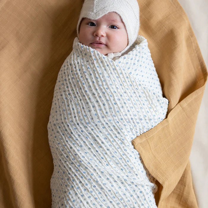 CAM CAM-Couverture Bébé En Mousseline - Gots - Capri