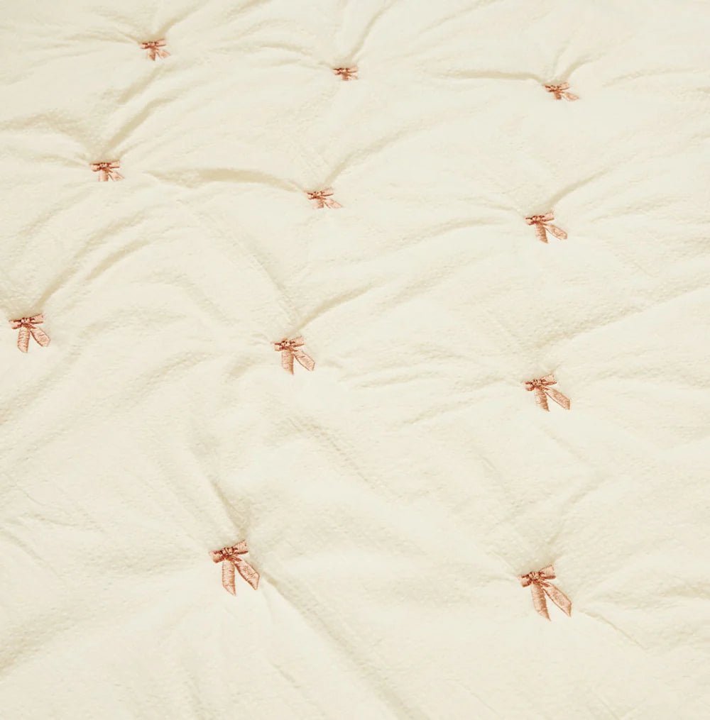 CAM CAM-Couverture Brodée Pour Enfants - Ocs - Noeuds