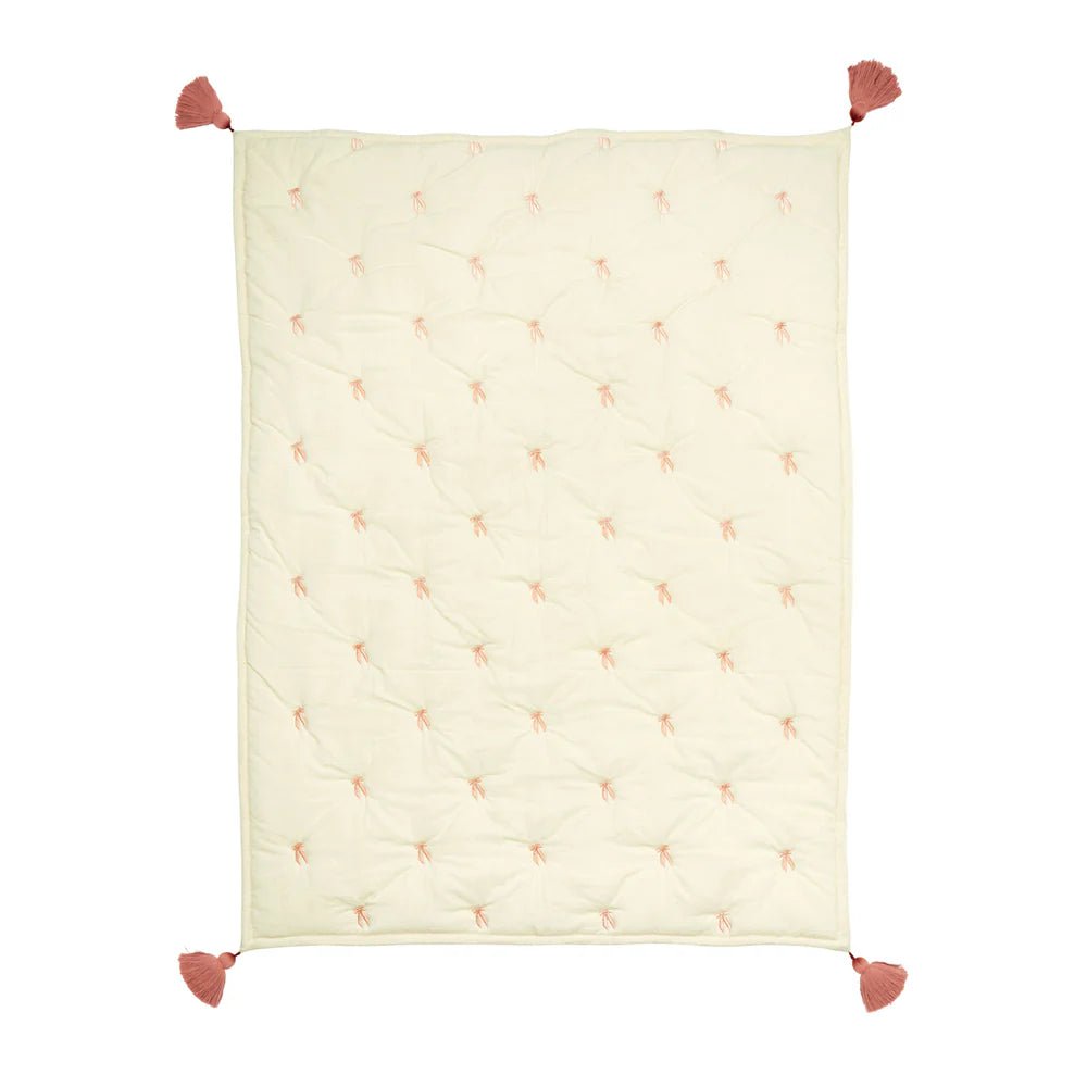 CAM CAM-Couverture Brodée Pour Enfants - Ocs - Noeuds
