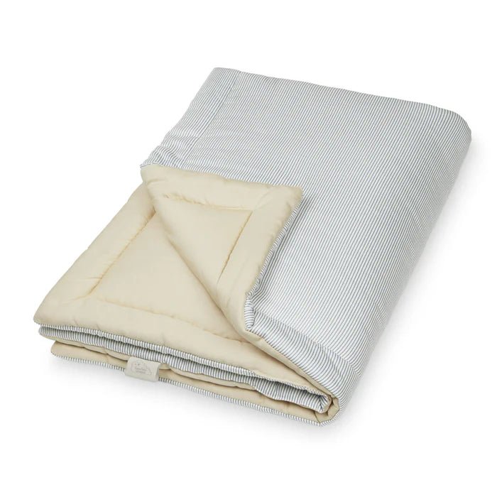 CAM CAM-Couverture Douce - Ocs Classic Rayures Bleues
