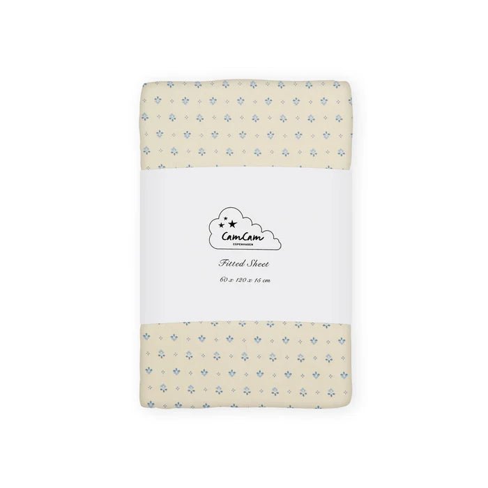 CAM CAM-Drap-Housse, 60 x 120 Cm - Gots - Capri