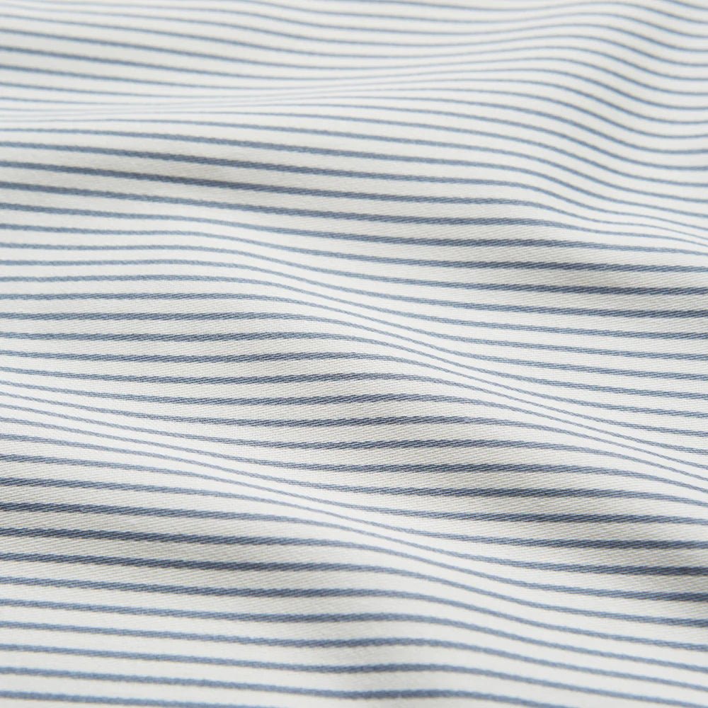CAM CAM-Literie, Junior, 100 x 140 Cm - Gots Classic Rayures Bleu