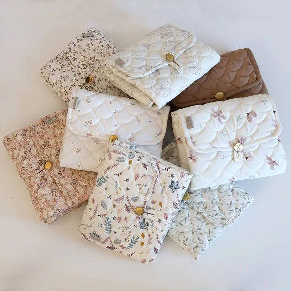 CAM CAM-Matelas À Langer Matelassé - Ocs Windflower Crème