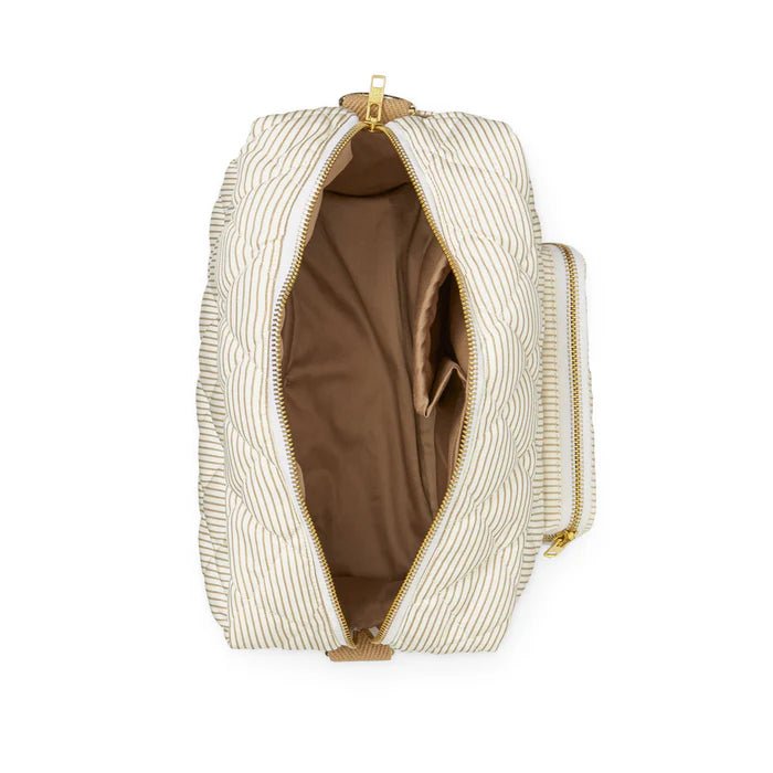 CAM CAM-Petit Sac À Langer - Ocs Classic Rayures Camel