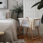 CHARLIE CRANE-Berceau Kumi / Cocon Mesh / Lacets Black & White / Matelas Mousse