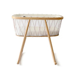 CHARLIE CRANE-Berceau Kumi / Cocon Mesh / Lacets Bois de Rose / Matelas Mousse