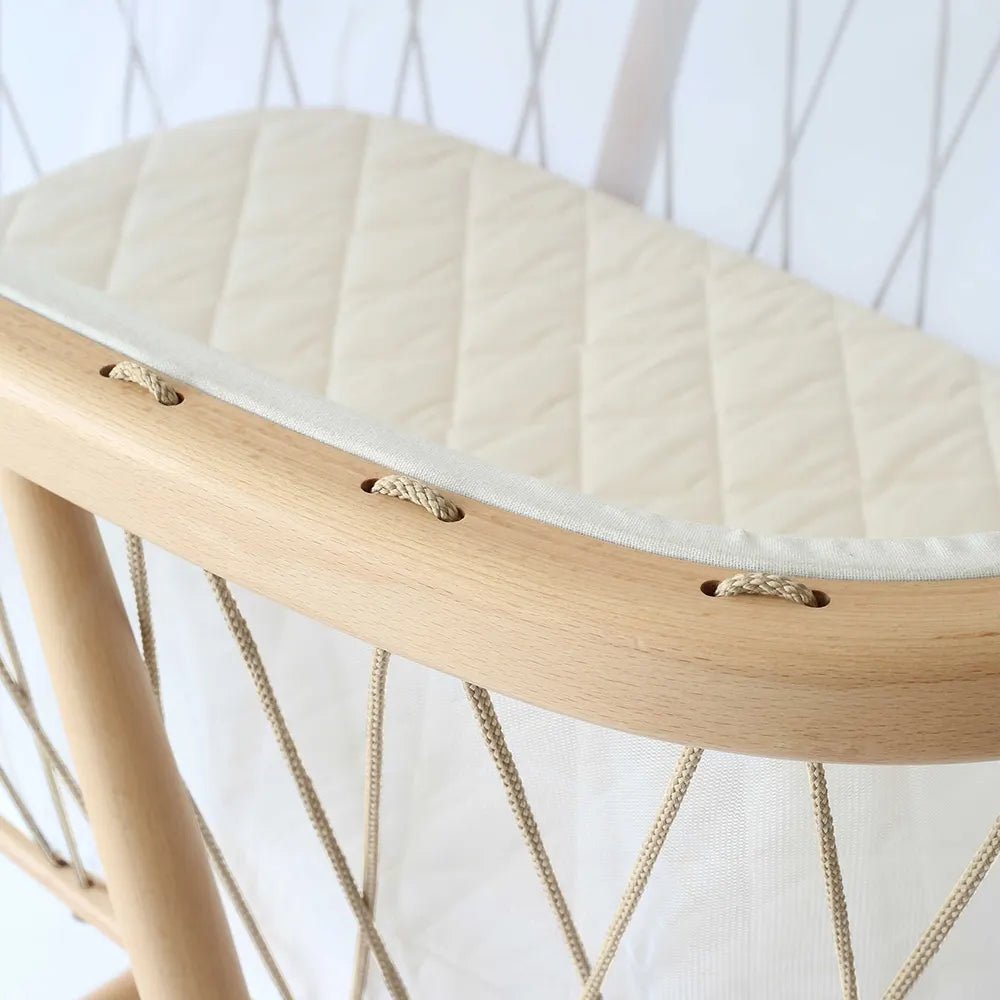 CHARLIE CRANE-Berceau KUMI / Cocon Mesh / Lacets Desert / Matelas coco naturel