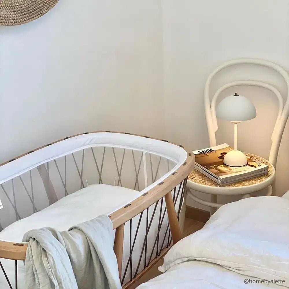 CHARLIE CRANE-Berceau Kumi / Cocon Mesh / Lacets Hazelnut / Matelas Mousse