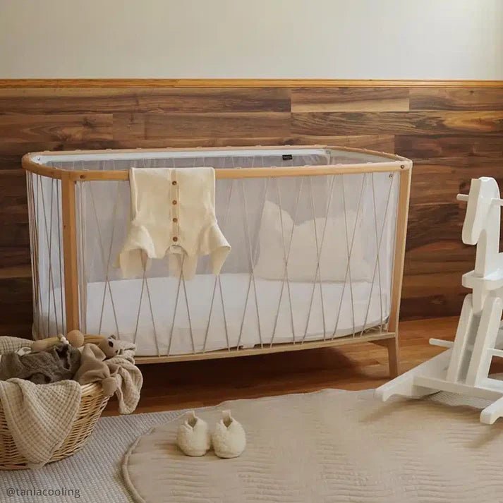 CHARLIE CRANE-Lit Kimi 120 Avec Matelas En Mousse + Surmatelas + Lacets Desert