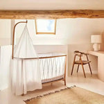 CHARLIE CRANE-Lit Kimi 120 Avec Matelas En Mousse + Surmatelas + Lacets Desert