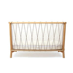 CHARLIE CRANE-Lit Kimi 120 Avec Matelas En Mousse + Surmatelas + Lacets Hazelnut