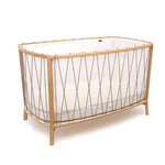 CHARLIE CRANE-Lit Kimi 120 Avec Matelas En Mousse + Surmatelas + Lacets Hazelnut