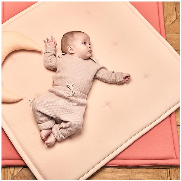 CHARLIE CRANE-Set d'Éveil Complet : Tapis TAMI Nude + Arche NAHO & Jouets en Bois