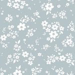 DEKORNIK-Papier Peint Pour Enfants Bleu Prairie En Dentelle