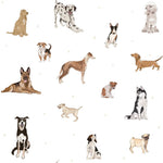 DEKORNIK-Papier Peint Pour Enfants Les Chiens Sont Le Meilleur - Blanc
