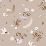 DEKORNIK-Papier Peint Pour Enfants Oiseaux Dans Le Ciel Nocturne
