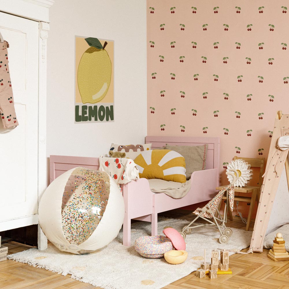 DEKORNIK-Papier Peint Pour Enfants Petites Cerises