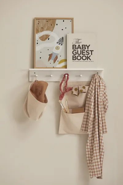 KID'S CONCEPT-Porte-Manteau Blanc STAR