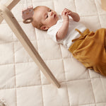 KID'S CONCEPT-Tapis de Jeu Rond – Blanc Cassé