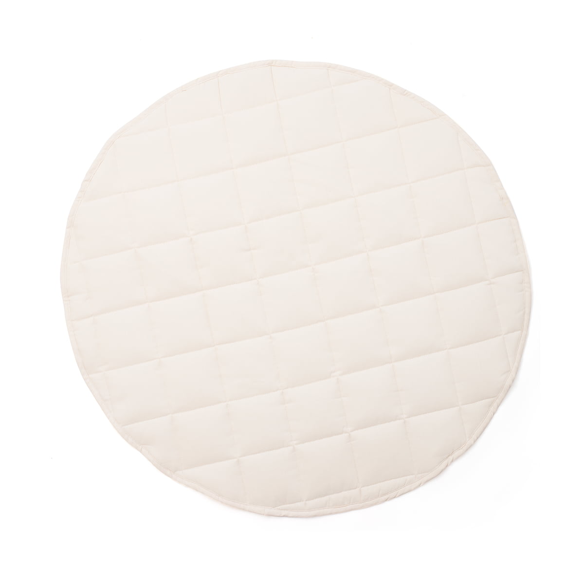 KID'S CONCEPT-Tapis de Jeu Rond – Blanc Cassé