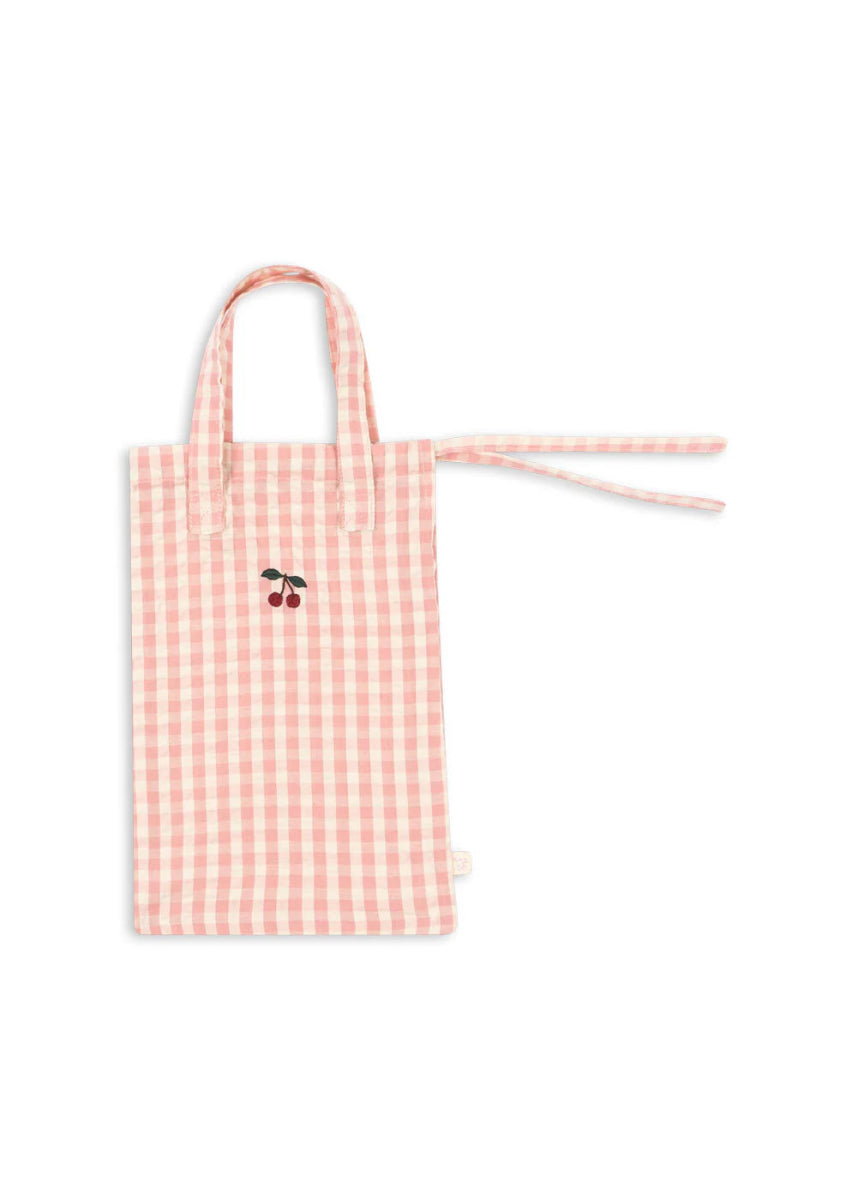 KONGES SLØJD-Ensemble De Chambre De Poupée - Carreaux Rose Poudre