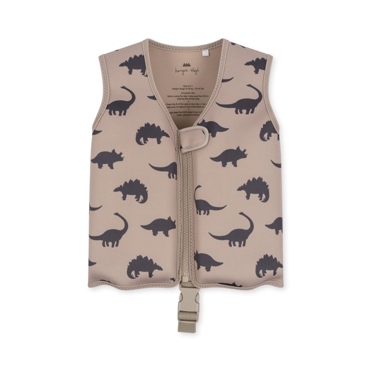KONGES SLØJD-Gilet Natation Flotteur Néoprène - Dinosaure