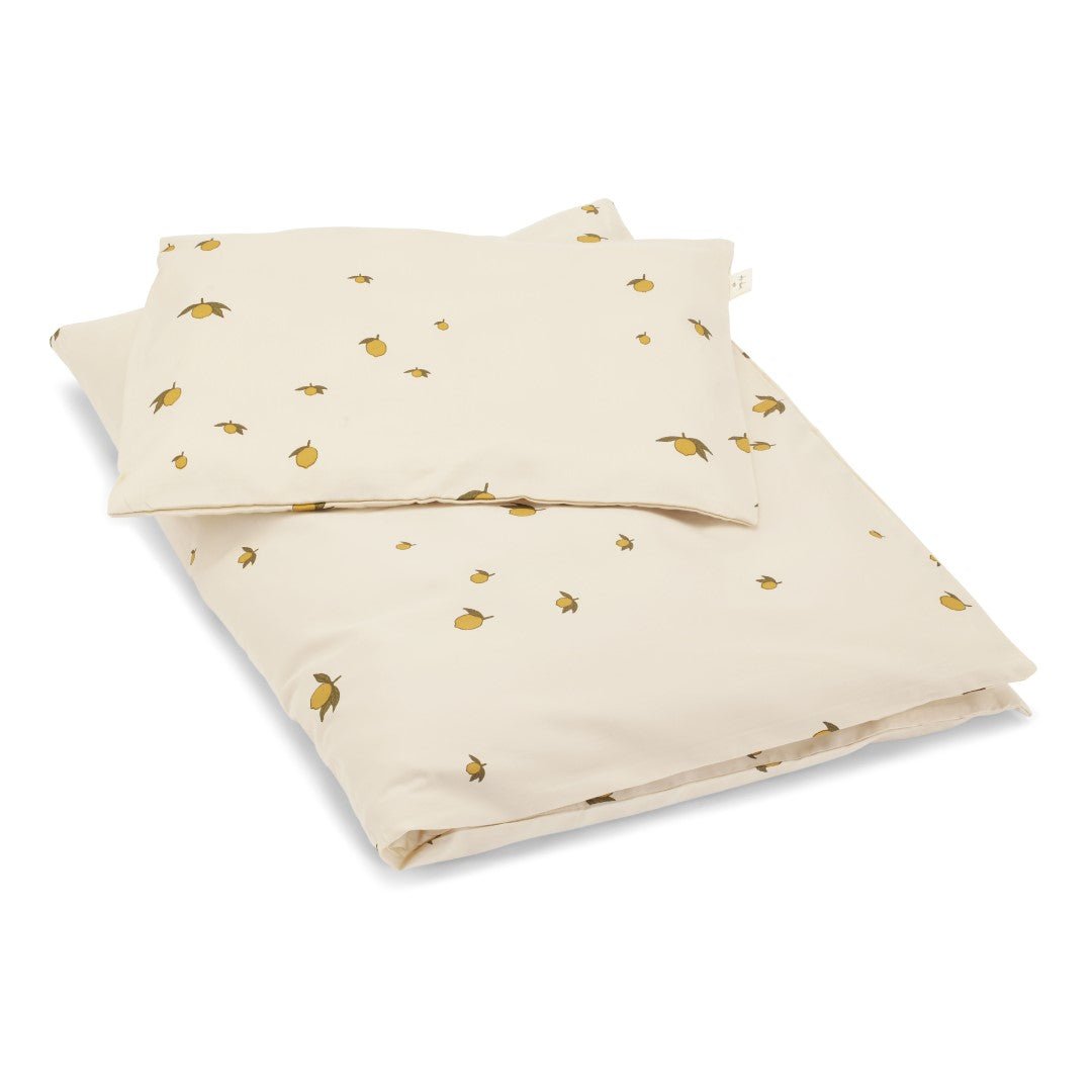 KONGES SLØJD-Parure de Lit Pour Lit Simple 140x200 Cm - Citron
