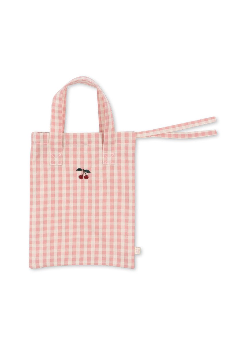KONGES SLØJD-Literie De Poupée - Carreaux Rose Poudre