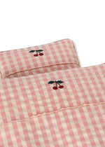 KONGES SLØJD-Literie De Poupée - Carreaux Rose Poudre