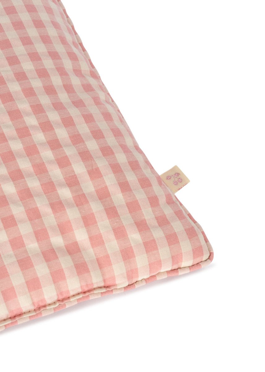 KONGES SLØJD-Literie De Poupée - Carreaux Rose Poudre