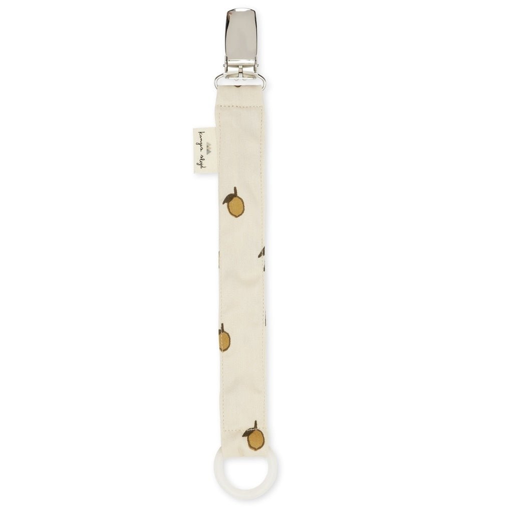 KONGES SLØJD-Lot De 2 Attaches-Tétines - Citron