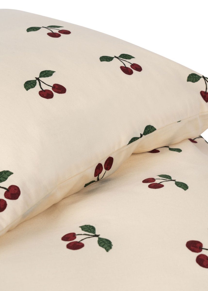 KONGES SLØJD-Parure de Lit Pour Lit Simple 140x200 Cm - Ma Grande Cerise