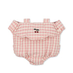 KONGES SLØJD-Porte-Poupée - Carreaux Rose Poudre