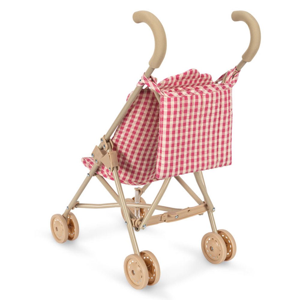KONGES SLØJD-Poussette Canne Pour Poupée - Bubblegum Check