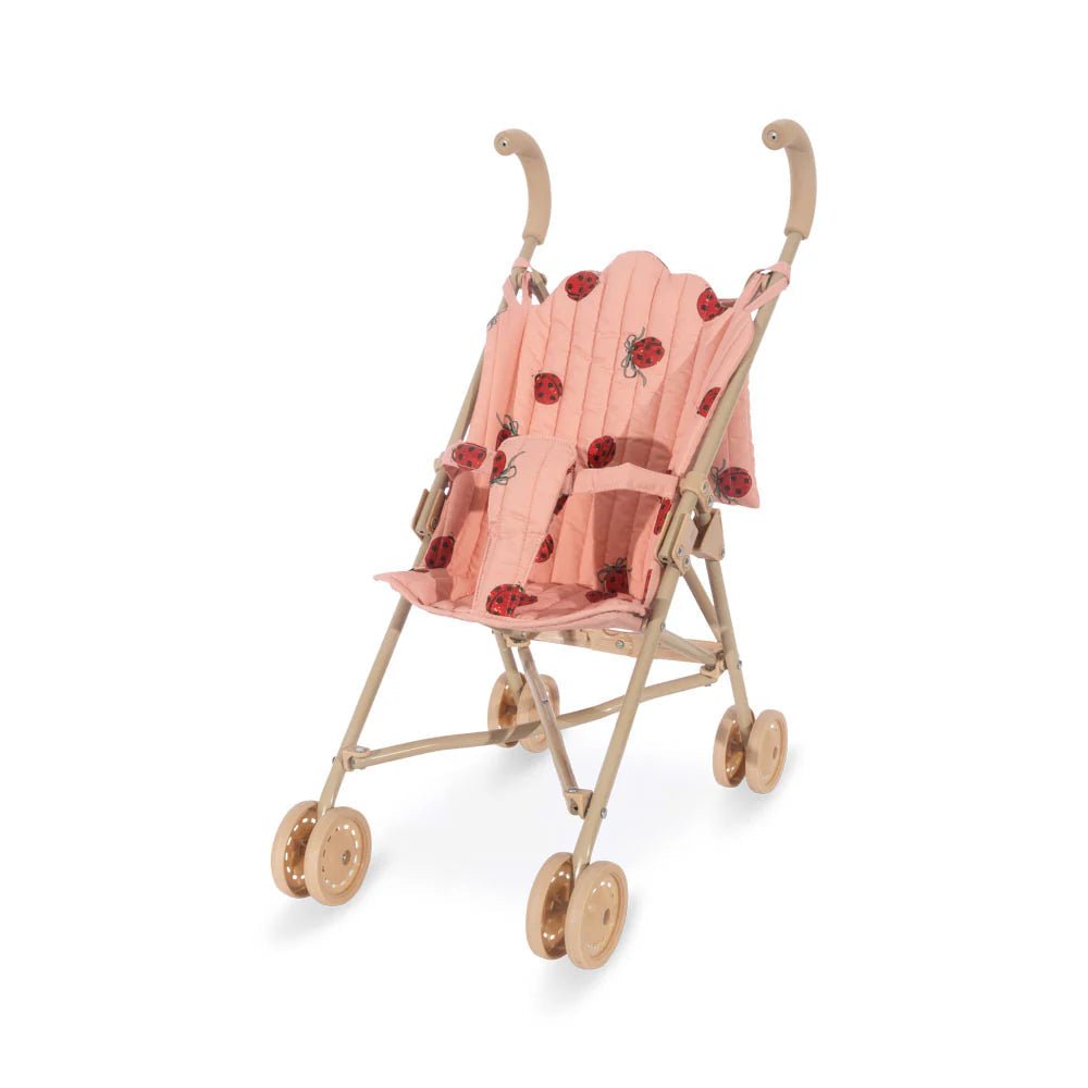KONGES SLØJD-Poussette Canne Pour Poupée - Coccinelle À Paillettes