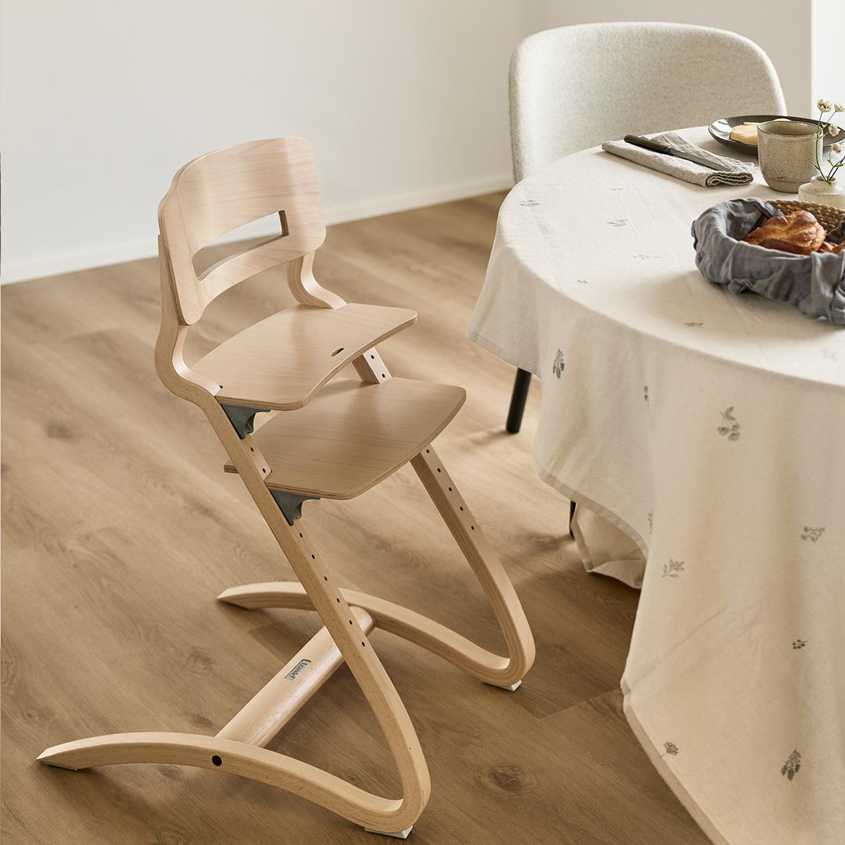 LEANDER-Chaise haute sans arceau Leander Louie™ Hêtre