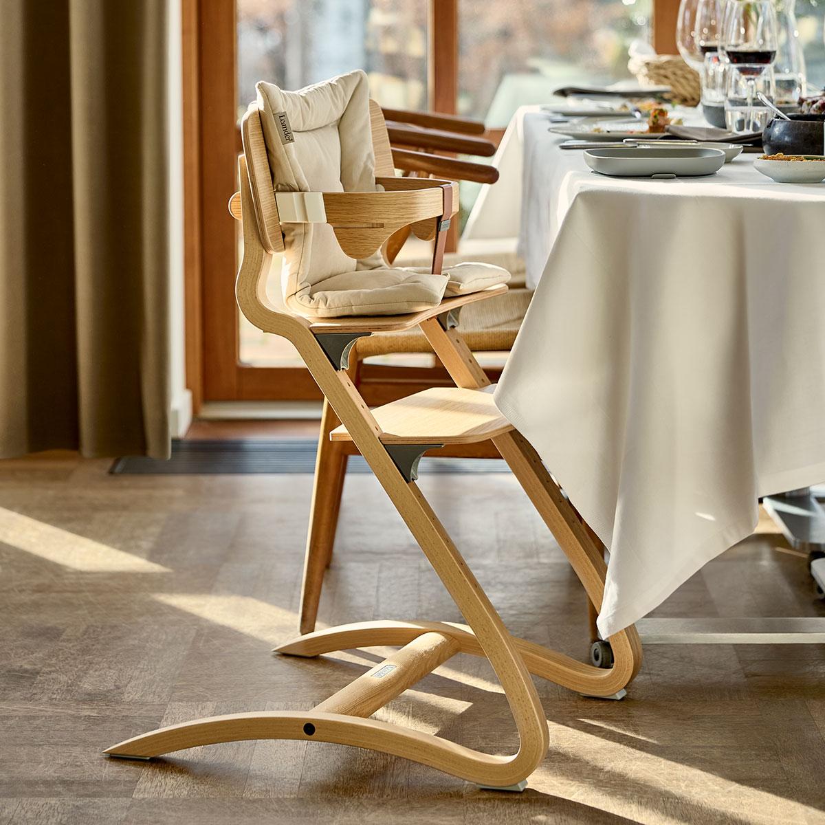 LEANDER-Chaise haute sans arceau Leander Louie™ Chêne