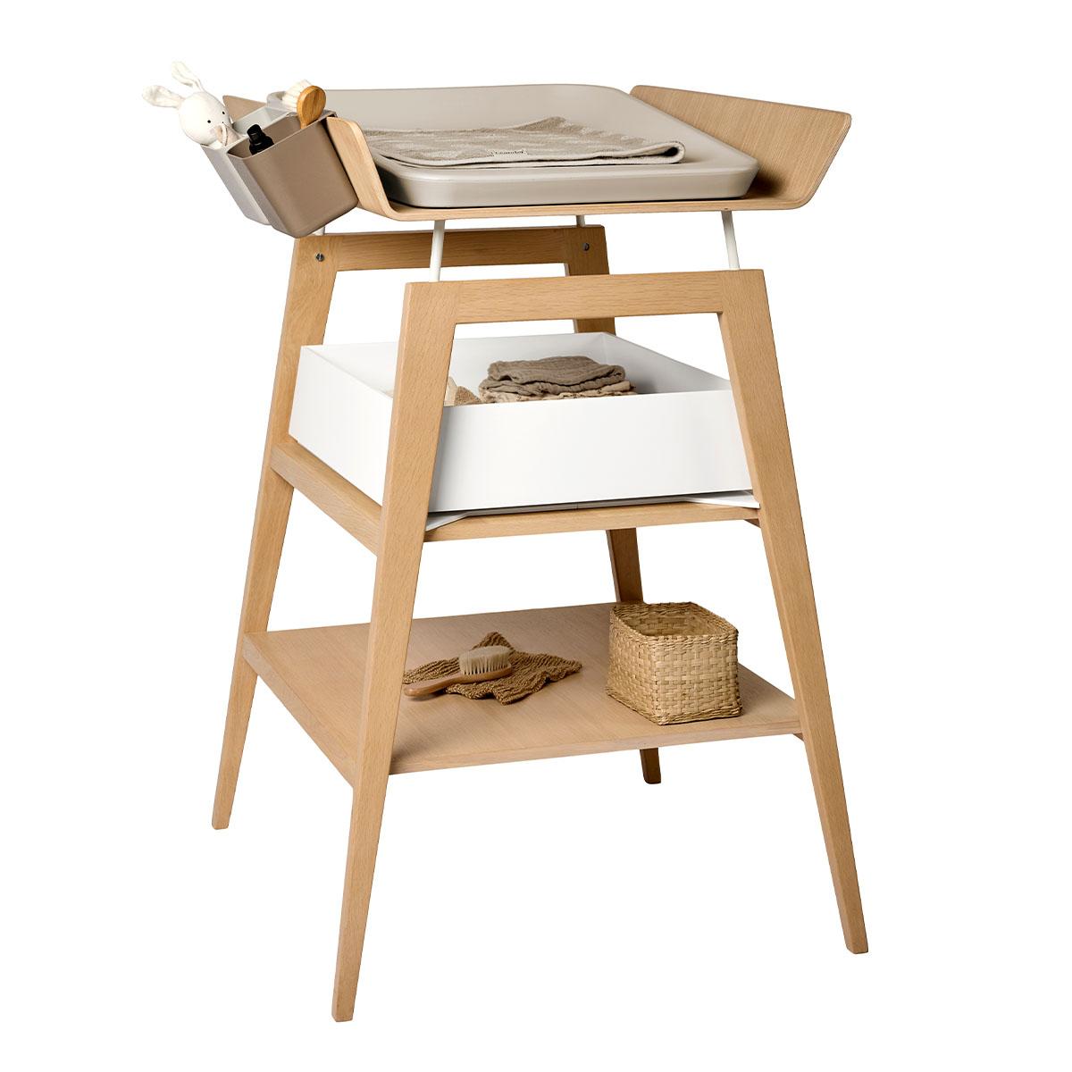 LEANDER-Table À Langer Linea Avec Matelas, Chêne